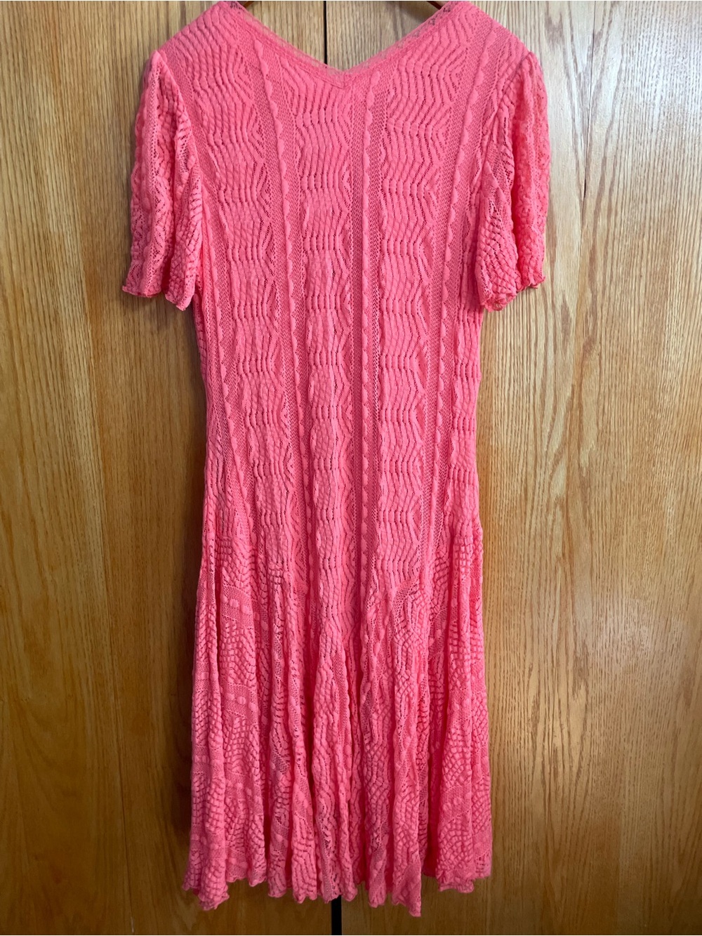 Rabbit Rabbit Rabbit Coral Lace Midi Dress - Picture 7 of 9